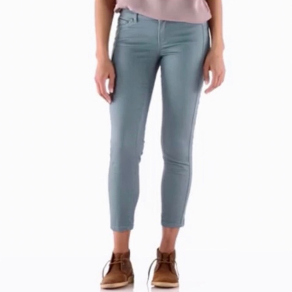 prAna Carlotta jeans in blueish-green